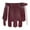 Burgundy, variant on Womens Halloween Medieval Costume Skirt Faux Leather Punk Rivets Skirt with Buckles Black One Size