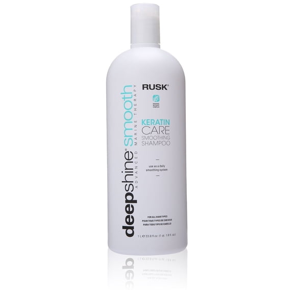 Rusk Deep Shine Smooth Keratin Care Smoothing Shampoo 33.8 oz