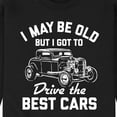 thumbnail image 3 of Instant Message - I May Be Old Drive Best Cars - Men's Crew Neck Fleece Pullover, 3 of 6