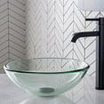 thumbnail image 4 of Kraus GV-101-14 14 in. Glass Vessel Sink, Clear, 4 of 6