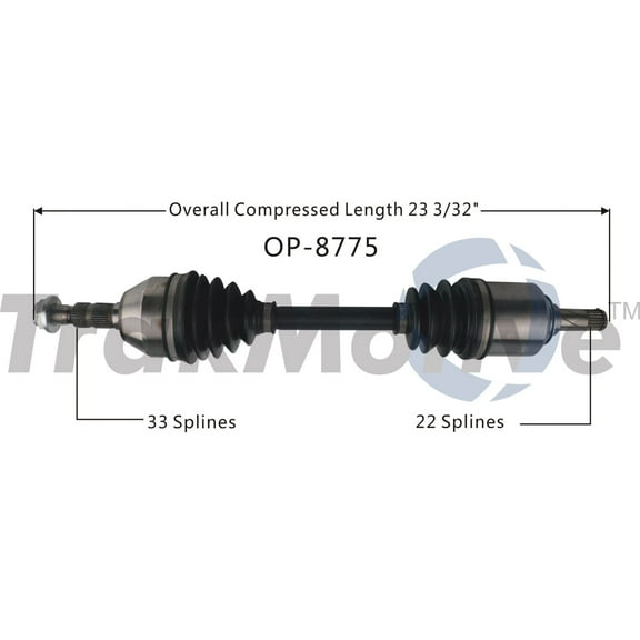 CV Axle Shaft Fits select: 2008 SATURN ASTRA