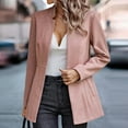 thumbnail image 2 of Akafmk Fall/Winter Blazers for Women Lightweight Open Front Cardigan Jacket,Dressy Casual Business Work Jacket,Solid Color Long Sleeve Suit Jacket, 2 of 4