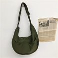 thumbnail image 4 of Bolsa de bolas de masa hervida TUNC Bolsas cruzadas de lona unisex Verde Sencillez, 4 of 5