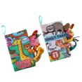 thumbnail image 2 of 2 libros con forma de cola de animal, suaves y cómodos, de fibra de poliéster, educativos, 20 x 12 x 3 cm, juguete de lectura infantil para entretenimiento, jirafa y mapache, 2 of 12