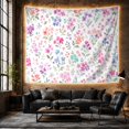 thumbnail image 6 of Wildflowers Across a Scattered Field, Whimsical Watercolor for Flower Lovers, Botanical Wall Art, Housewarming Gift, Tapestry Wall Hanging for Bedroom and Living Room, 6 of 7