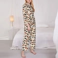 thumbnail image 3 of Haiem Funny Chicken Pattern Women’s Long-sleeve Sleepwear,Sleepwear Set,2-piece Loungewear Set,Soft PJs Comfy Nightwear with Pockets-X-Large, 3 of 7