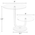 thumbnail image 2 of 2 Tier Cupcake Display Stand Round Acrylic Cake Shelf DIY Candy Dessert Tower Rack Wedding Party Cake Decorating Tool, 2 of 5