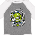 thumbnail image 4 of Inktastic Tennis Ball Boys or Girls Long Sleeve Baby Bodysuit, 4 of 5