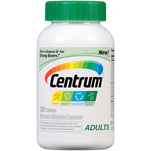 Centrum Adult Multivitamin/Multimineral Supplement (200Count Tablets