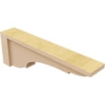 thumbnail image 5 of 3"W x 18"D x 6"H Thin Bryant Rough Cedar Woodgrain TimberThane Corbel, Primed Tan, 5 of 6