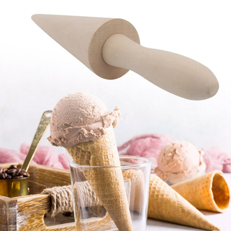 Stovetop Crepe Maker Non-Stick Egg Rolls Pan Ice Cream Cone Maker