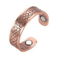 thumbnail image 2 of Anillo magnético de cobre antiguo puro con energía magnética, creativo, personalizado, abierto, pulsera., 2 of 3