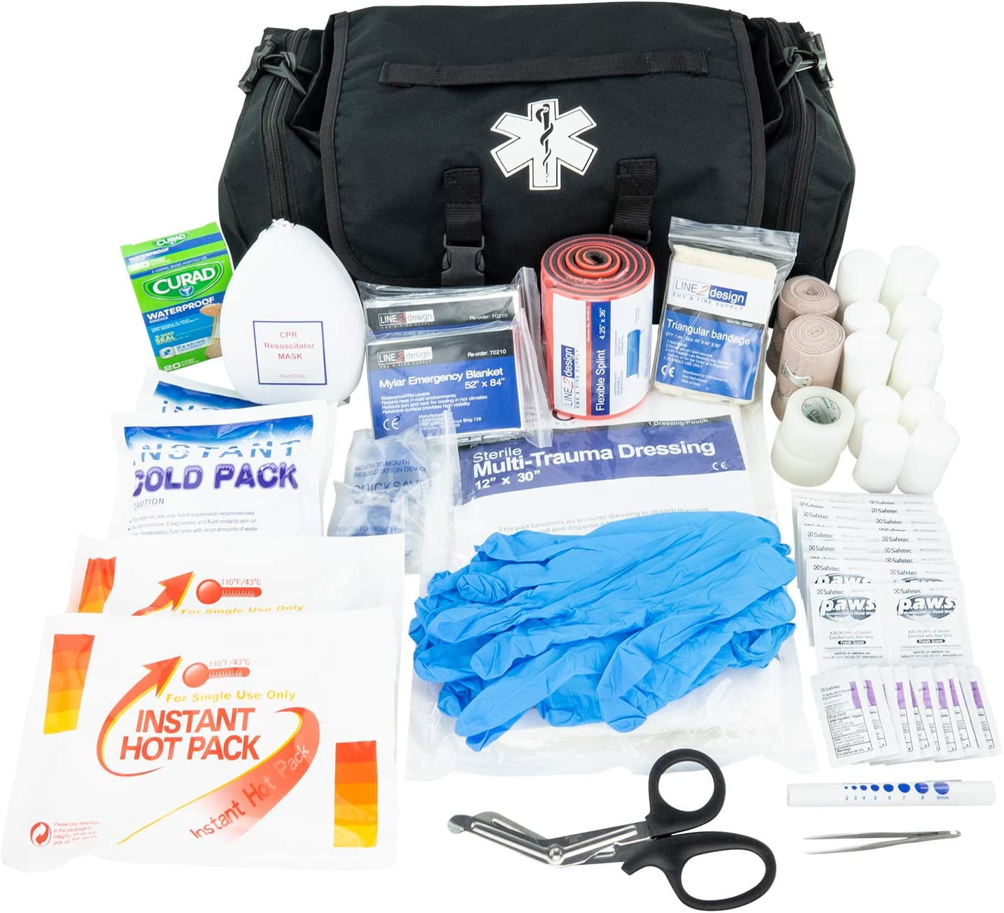 Primacare KB-RO74-O First Responder Bag For Trauma, Professional - View #3