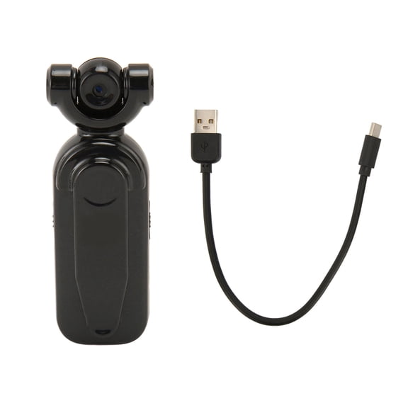 Digital Voice and Video Recorder HD 1080P AI Intelligent Noise Reduction 180 Degree Rotation Portable Digital Recorder 64GB