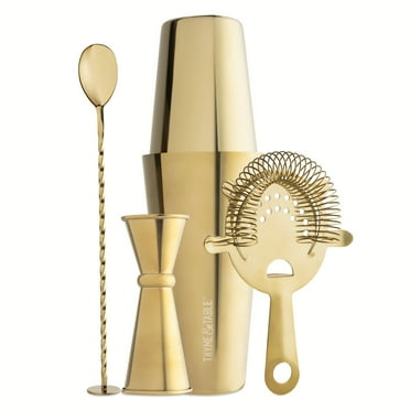 Thyme & Table 4 -Piece Stainless Steel Gold Bar Tool Set