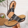 thumbnail image 3 of Lovskoo Platform Flip Flops for Women, Arch Support Cushion Thong Sandals, Thick Sole Pillow Slippers, Non-Slip Summer Beach Shoes, 3 of 9
