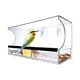 thumbnail image 2 of Alimentador de pájaros Casa de alimentación de plástico Bandeja extraíble para cardenales Pinzones Chickadee Libre de BPA, 2 of 8