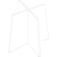 thumbnail image 4 of Lorell, Essentials Table Base, 1 Each, 4 of 5