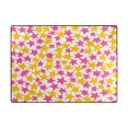 thumbnail image 5 of Yayeee Area Rugs for Living Room 5.2'x4' Non Slip Washable Bedroom Floor Carpet, Yellow Stars Pattern, 5 of 5