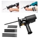 thumbnail image 5 of Adaptador vaivén portátil Taladro eléctrico Herramienta modificada Accesorio de carpintería con 9 hojas de para corte de Macarena Adaptador de taladro eléctrico, 5 of 8