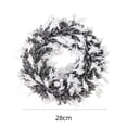 thumbnail image 3 of Corona de Halloween para decoraciones de fiesta Corona decorativa de plástico perfecta para fiestas de Halloween en interiores y exteriores, 3 of 4