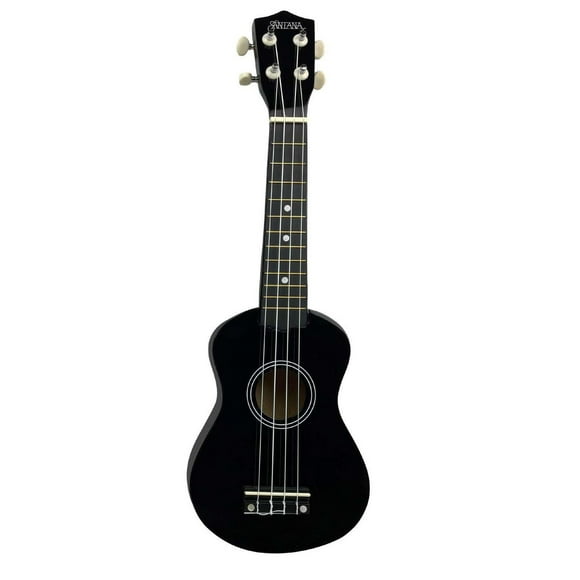 Ukulélé jouet Santana 21" noir