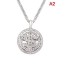 thumbnail image 1 of Big Rotatable Us Dollar Money Sign Pendant Necklace Men Rapper Hip Hop, 1 of 6