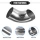 thumbnail image 4 of 2 Unidad Curva Codo Tubo Tubo, 2,48 DE 90° DIY Escape Tubo  para Auto, 4 of 7
