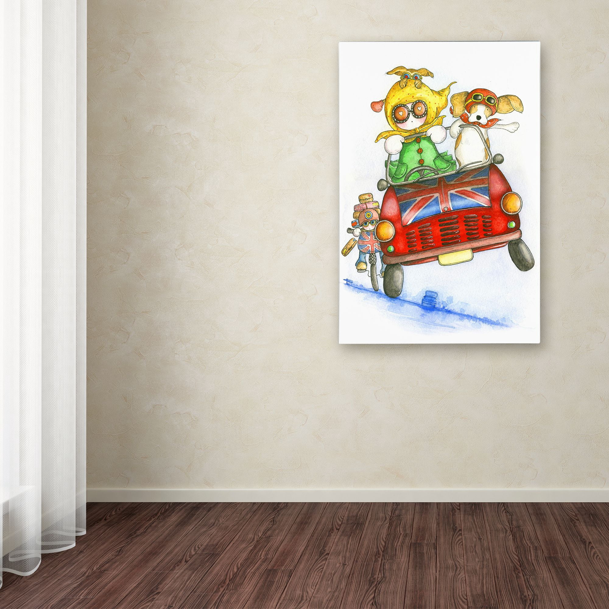 Trademark Fine Art 'Minnie Driver' Canvas Art by Michelle Campbell