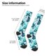 thumbnail image 2 of Balery Blue Floral with Butterflies Calcetines novedosos Calcetines deportivos Calcetines hasta la rodilla Calcetines de algodón Calcetines originales y geniales, 2 of 6
