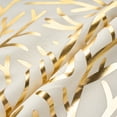 thumbnail image 4 of Unique Bargains Set of 2 Pillow Covers with Bronzing Print for Couch Gold-Petals, 4 of 6