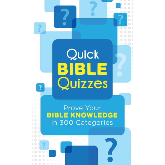 Pre-Owned Quick Bible Quizzes: Prove Your Bible Knowledge in 300 Categories (Paperback) 1636096034 9781636096032