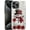 Christmas Snowman Red Flower, variant on Case for iPhone 16 - [Drop Protection Phone Cover] - Glossy Hybrid Case for Girl Women - Peacock Bird Feathers