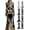 Black, variant on Women Skeleton Dress 3D Print Velvet Floral Long Sleeve Halloween Costumes, Skeleton Costume for Women Cosplay Party