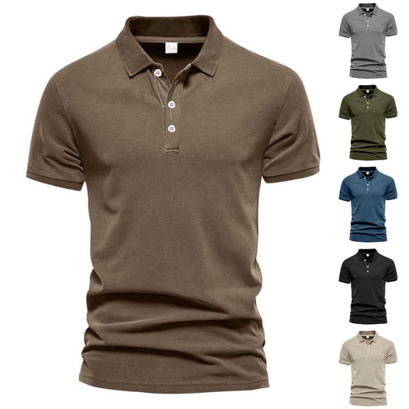 Hinvhai Mens Knit Polo Shirt Short Sleeve Hollow Out Knit Shirt Texture Knitted Polo Dark Blue 10(XL)