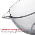 thumbnail image 5 of FIRJOY Glass Mixing Bowl Accessory 5 Quart - Compatible with KitchenAid 4.5 and 5 Quart Tilt-Head Stand Mixers (With Lid), 5 of 7