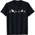 thumbnail image 1 of Heartbeat Cat Lover - Camiseta para gatos, 1 of 2