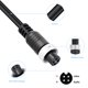 thumbnail image 5 of Cable Extensión Vídeo Aviación M12 4 Pines Cámara CCTV para Vehículos Respaldo 10M 12M 15M 20M A Prueba Golpes Autocaravana Autobús Furgoneta Camión, 5 of 9