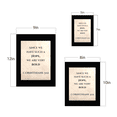thumbnail image 7 of Since we have such a hope, we are very bold Corinthians 3:12, Black Frame 7x5 Decorative Wall Plaque | Elegant Bible Verse, 7 of 7