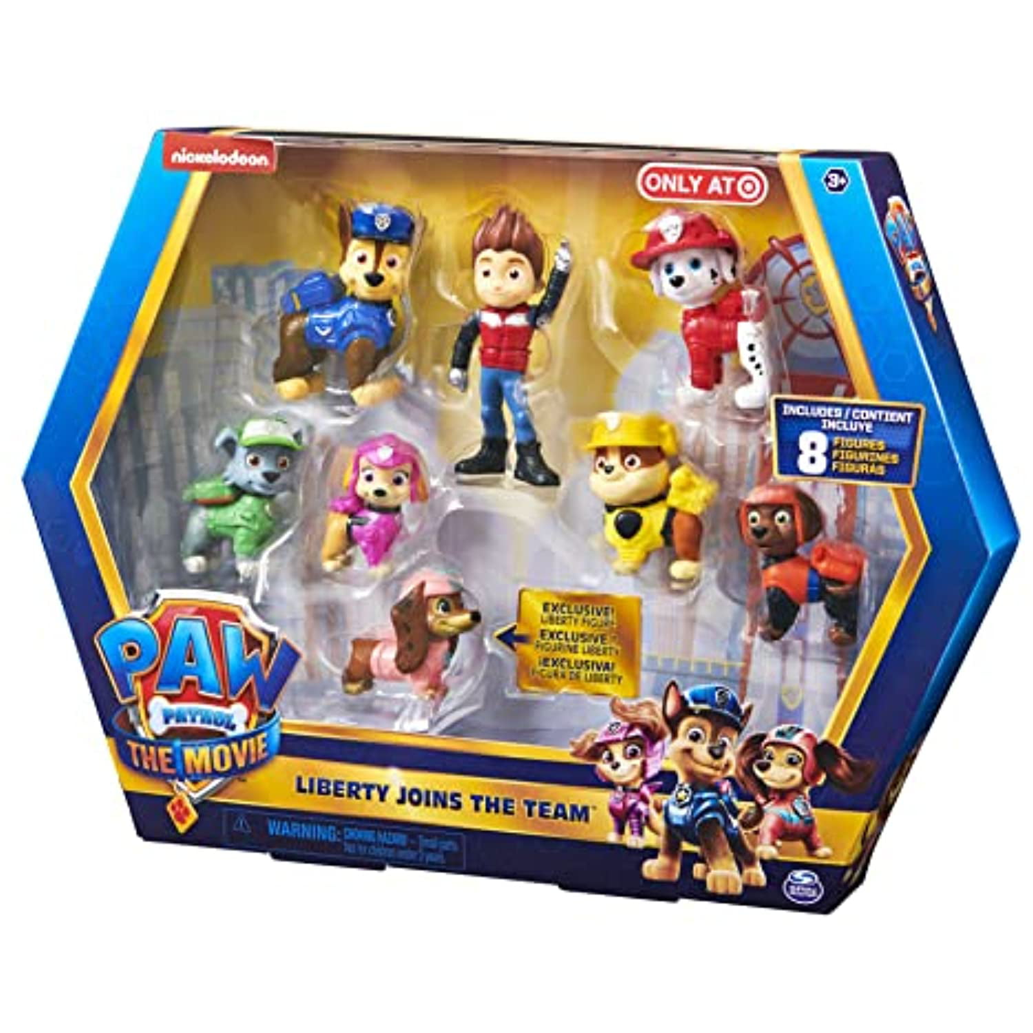 Paw Patrol 8 Figure Movie Gift Pack with Exclusive Collectible 