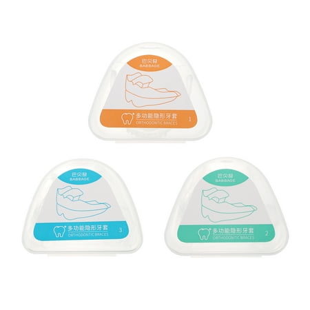 

3 Pcs 4d Invisible Braces Transparent Orthodontic Braces for Adult and Children
