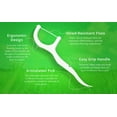thumbnail image 2 of Clean Idea Eco Flosser Individually Wrapped 180 Floss Picks, 2 of 5