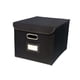 thumbnail image 3 of Caja de almacenamiento organizadora de artículos diversos, artículos de tocador de oficina, libros, contenedor de almacenamiento plegable Negro, 3 of 9