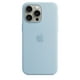 thumbnail image 3 of Funda de silicona para iPhone 15 Pro Max con carga inalámbrica MagSafe de 6.7" (azul claro), 3 of 8