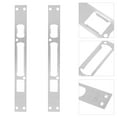 thumbnail image 3 of 2pcs Door Security Strike Plates Long Plate Door Lock Strike Secure Reinforcement Plate, 3 of 7