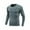 #308-Gray, variant on Kakii Men's Compression Shirts Thermal Long Sleeve Athletic Workout Tops Gym Undershirts Sports Baselayers Running T Shirt for Men