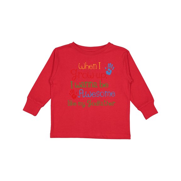 Inktastic Awesome Like My Godfather Boys Long Sleeve Toddler T-Shirt