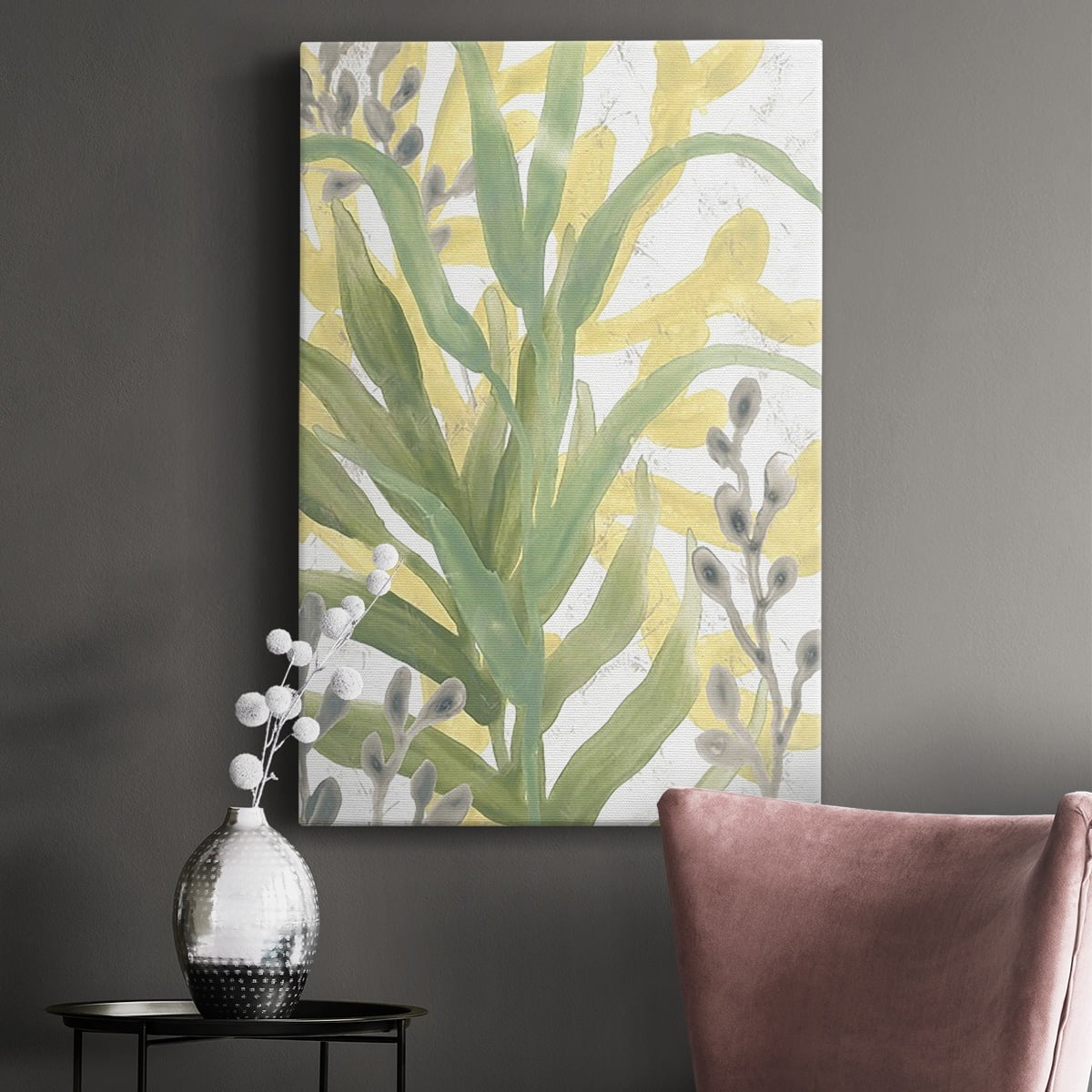Sea Grass Fresco IV Premium Gallery Wrapped Canvas - Ready to Hang