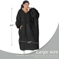 thumbnail image 4 of Catalonia Oversized Hoodie for Women Men, Big Hoodie Blanket, Ultra Long Wearable Blanket, Full Body Giant Hooded Blanket, Gift for Women Girlfriend, 4 of 5