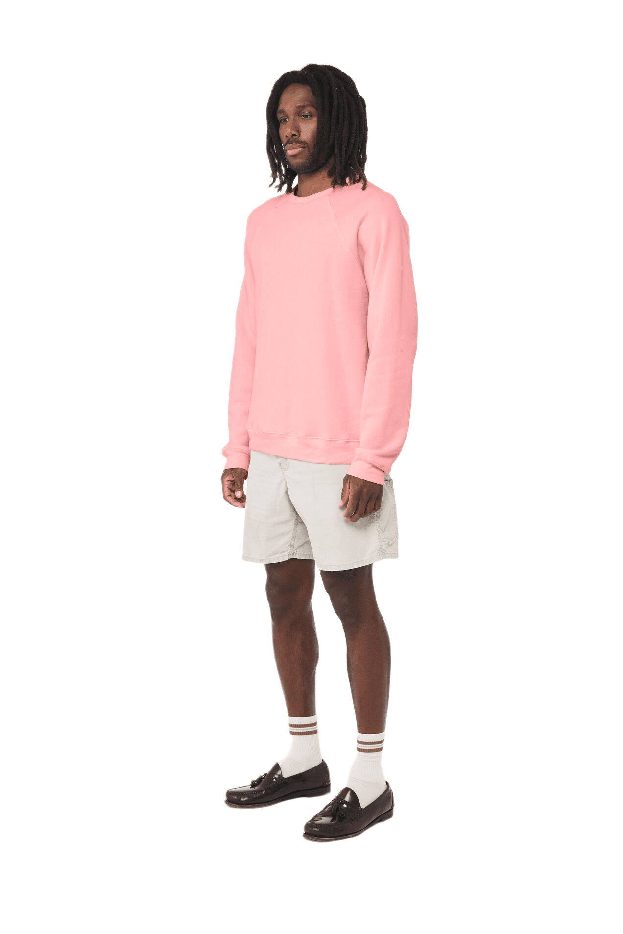 BELLA+CANVAS Adult Crew Neck Personalized Sweatshirt, Create your own Designs, Pink, Medium, Unisex